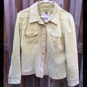 Women's leather suede jacket